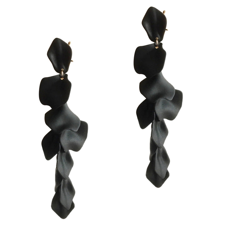 1 Pair Exquisite Dangle Earrings Wear Resistant Acrylic Long Women Dangle Drop Earrings Jewelry Accessories Image 2