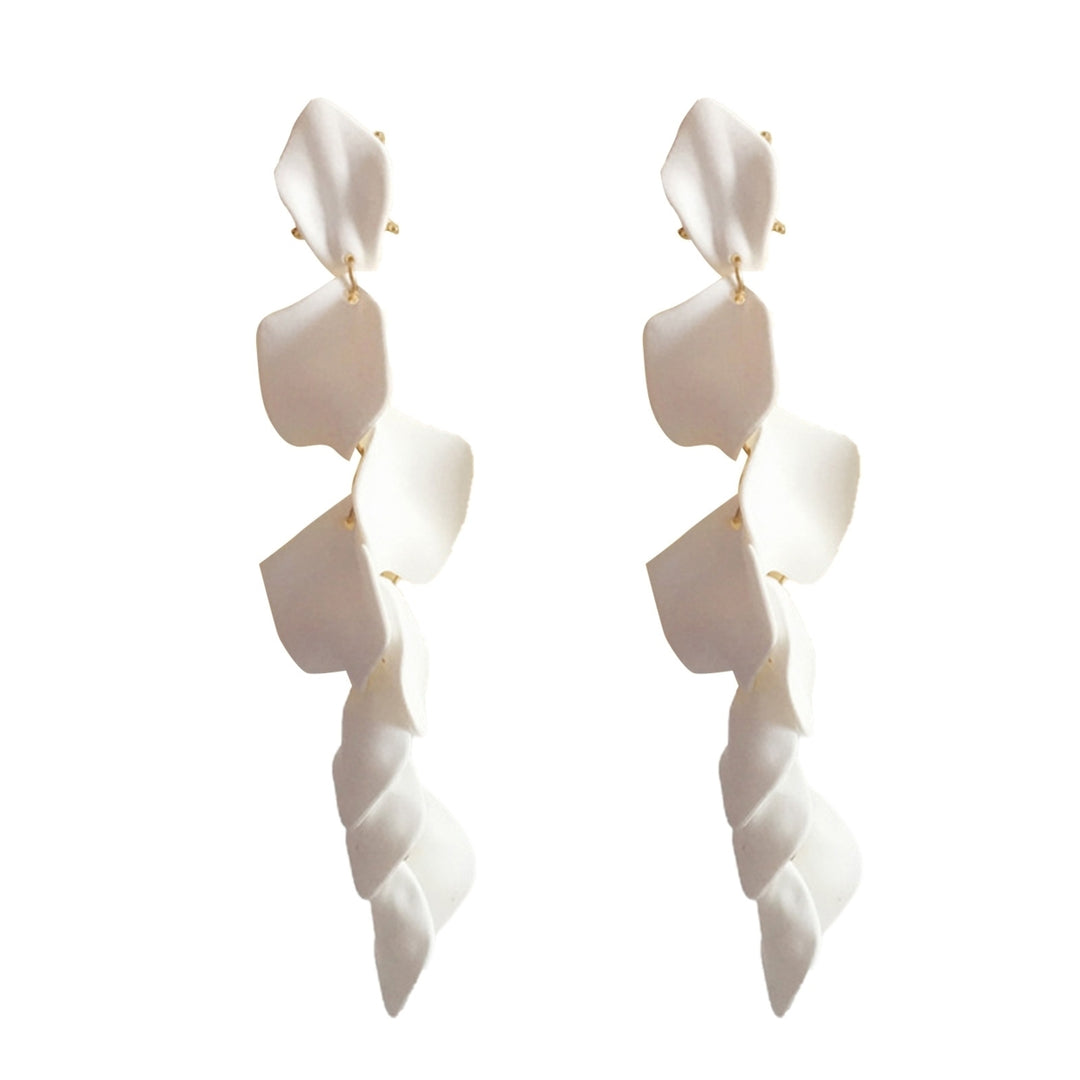 1 Pair Exquisite Dangle Earrings Wear Resistant Acrylic Long Women Dangle Drop Earrings Jewelry Accessories Image 3