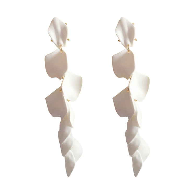 1 Pair Exquisite Dangle Earrings Wear Resistant Acrylic Long Women Dangle Drop Earrings Jewelry Accessories Image 3