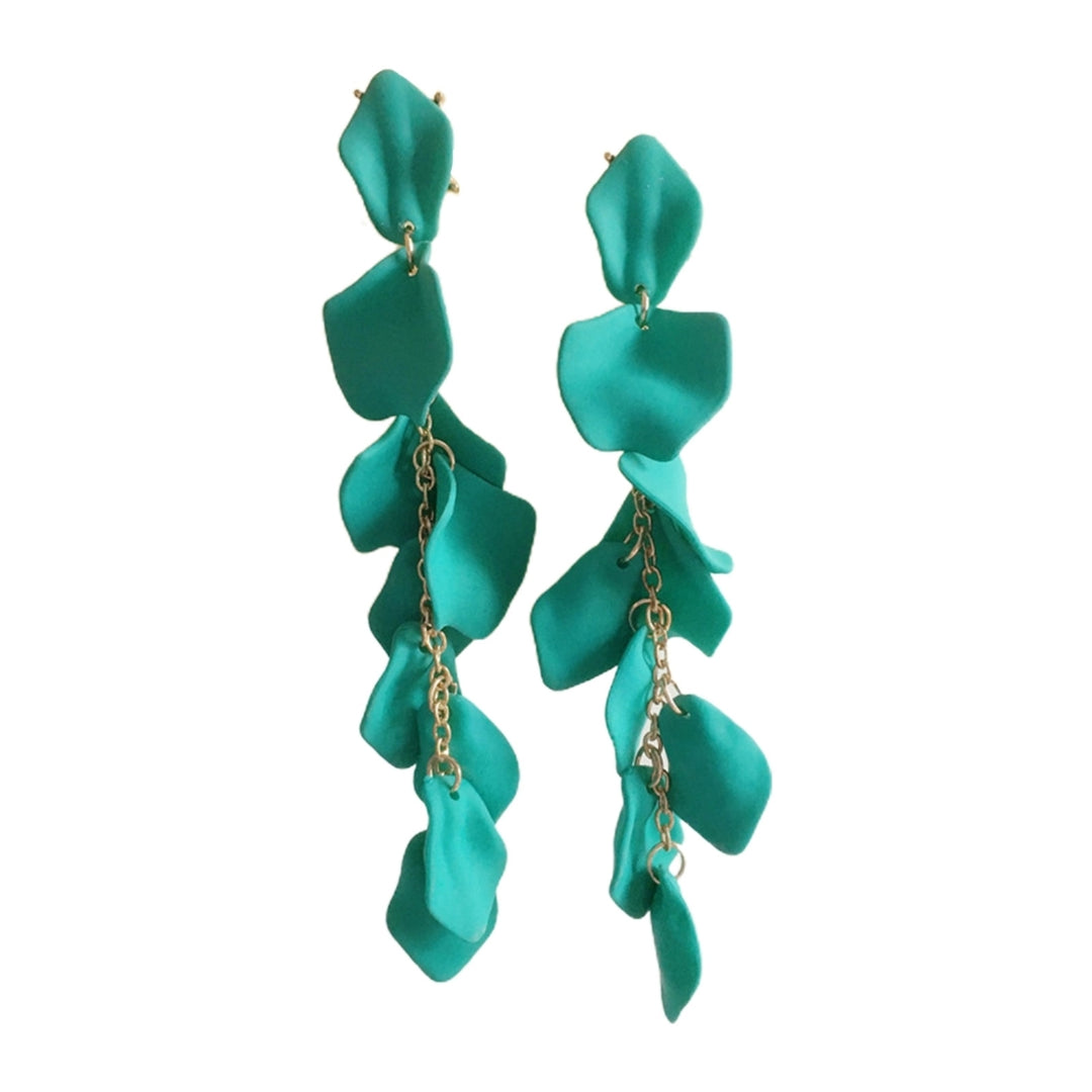 1 Pair Exquisite Dangle Earrings Wear Resistant Acrylic Long Women Dangle Drop Earrings Jewelry Accessories Image 4
