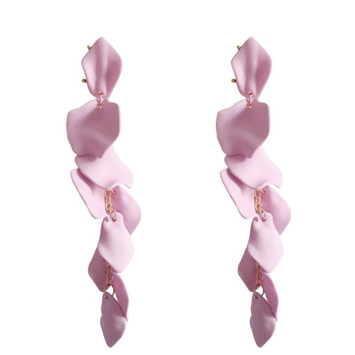 1 Pair Exquisite Dangle Earrings Wear Resistant Acrylic Long Women Dangle Drop Earrings Jewelry Accessories Image 6