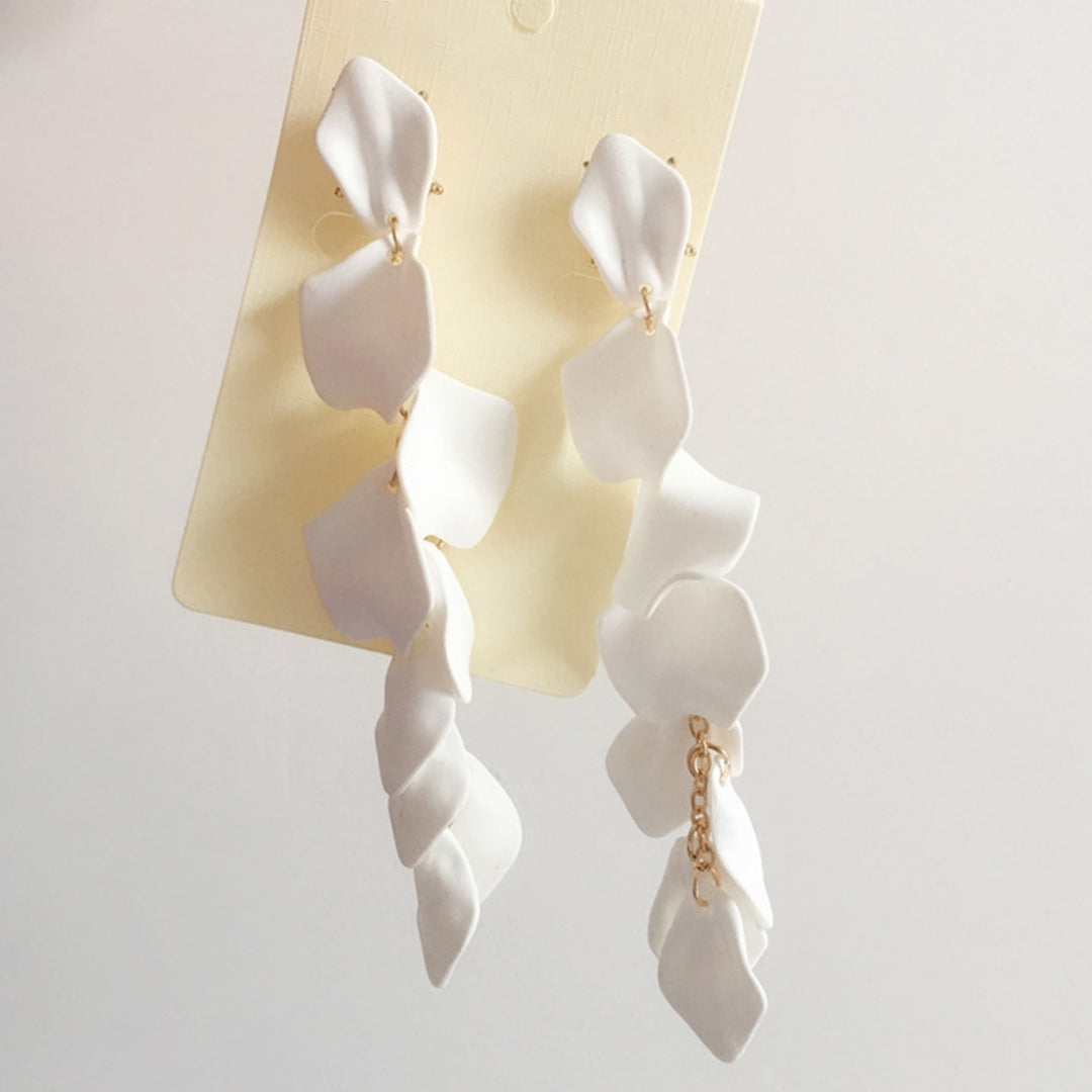 1 Pair Exquisite Dangle Earrings Wear Resistant Acrylic Long Women Dangle Drop Earrings Jewelry Accessories Image 9