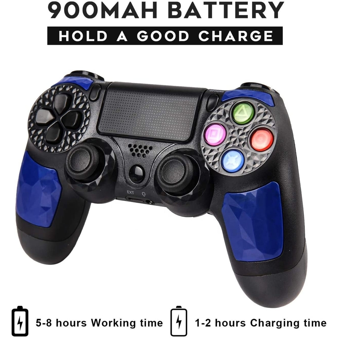navor Controller Compatible with PS4 (PlayStation 4)Double Shock 4 Controller with Charging Cable Image 8