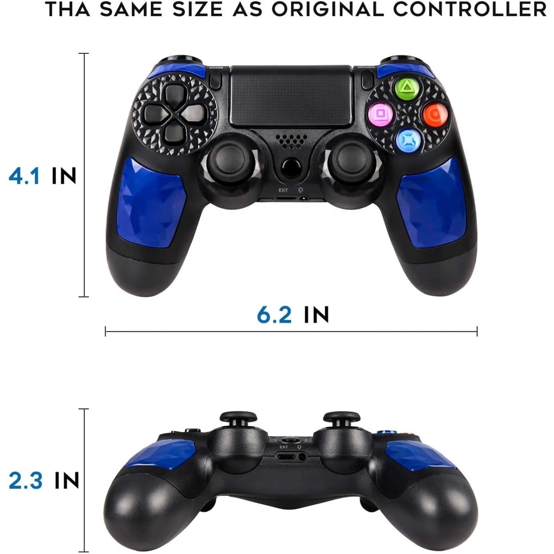 navor Controller Compatible with PS4 (PlayStation 4)Double Shock 4 Controller with Charging Cable Image 9