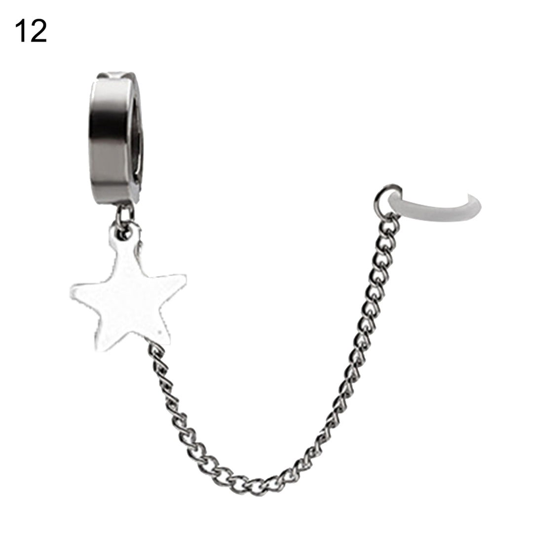 1 Pc Anti Lost Earrings Universal Fit Easy to Use Non-slip Stainless Steel Earphone Earring Strap for Daily Wear Image 3