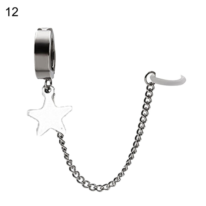 1 Pc Anti Lost Earrings Universal Fit Easy to Use Non-slip Stainless Steel Earphone Earring Strap for Daily Wear Image 1
