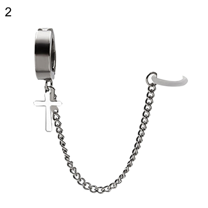 1 Pc Anti Lost Earrings Universal Fit Easy to Use Non-slip Stainless Steel Earphone Earring Strap for Daily Wear Image 4