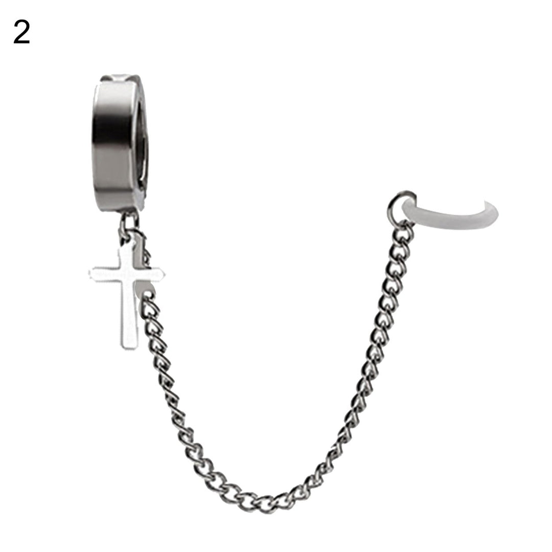 1 Pc Anti Lost Earrings Universal Fit Easy to Use Non-slip Stainless Steel Earphone Earring Strap for Daily Wear Image 1