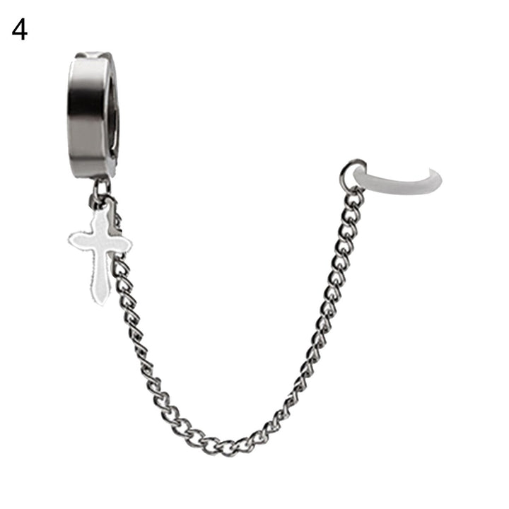 1 Pc Anti Lost Earrings Universal Fit Easy to Use Non-slip Stainless Steel Earphone Earring Strap for Daily Wear Image 7