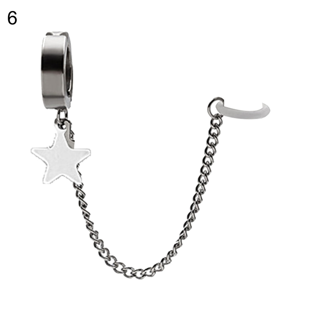 1 Pc Anti Lost Earrings Universal Fit Easy to Use Non-slip Stainless Steel Earphone Earring Strap for Daily Wear Image 8