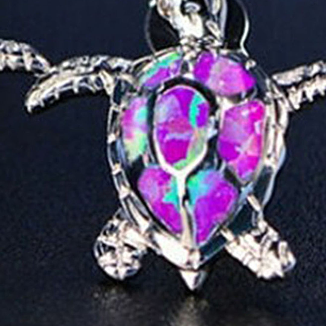 1 Pair Inlaid Faux Gem Women Earrings Charm Gift Cute Sea Turtle Stud Earrings Jewelry Accessory Image 12
