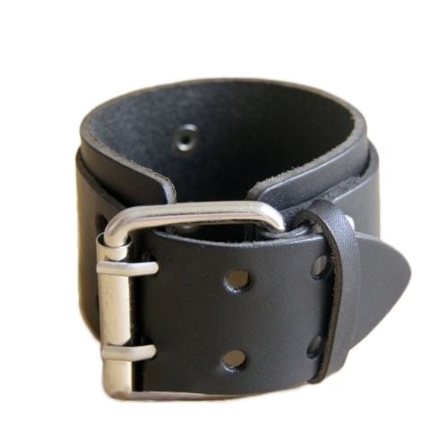 Cool Faux Leather Bracelet Men Women Punk Fashion Belt Wristband Jewelry Gift Image 7