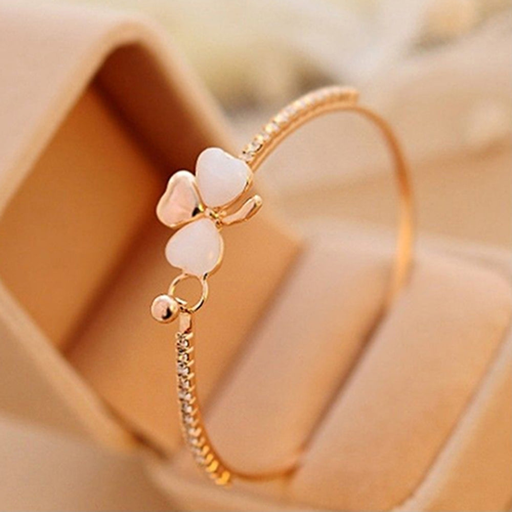 Women Bracelet Stylish Love Heart Shapes Alloy Women Chain Bracelet for Daily Life Image 2