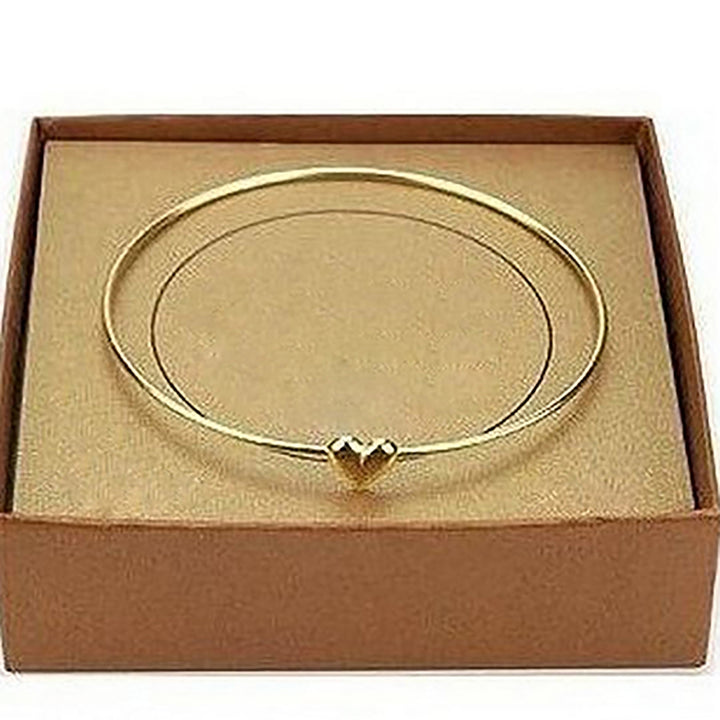 Bangle Non-fading Love Heart Pattern Electric-plated Alloy Charming Women Bracelet for Dairy Life Image 6