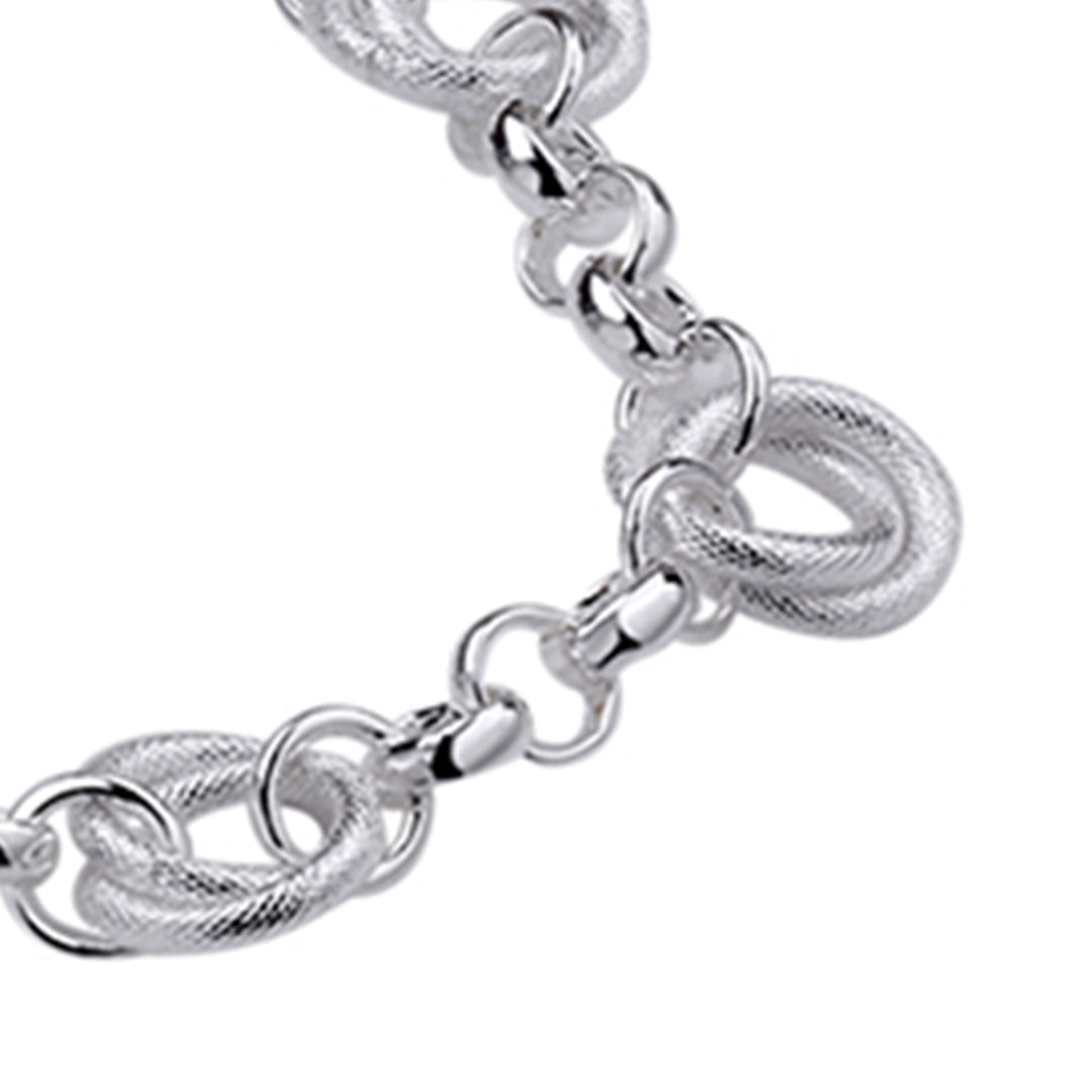 Bracelet Fashion Creative Jewelry Sliver Plated Hand Chain for Party Image 8