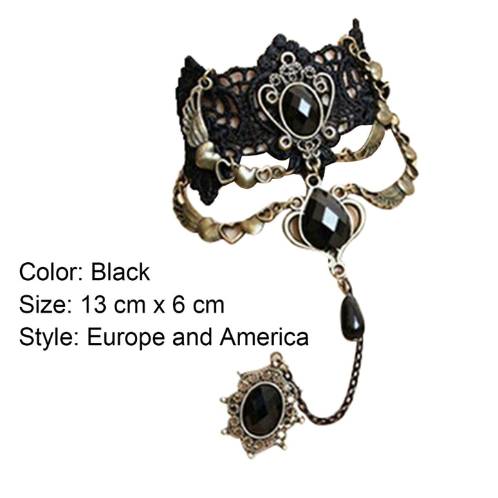 Hand Chain Practical All-match Alloy Women Ring Bracelet for Daily Life Image 7