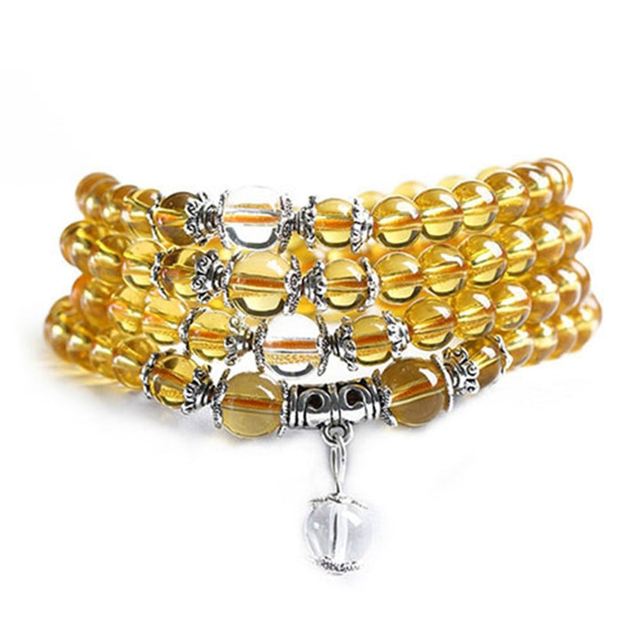 Women Bracelet Stylish Clear Beads Faux Crystal Women Chain Bracelet for Daily Life Image 3