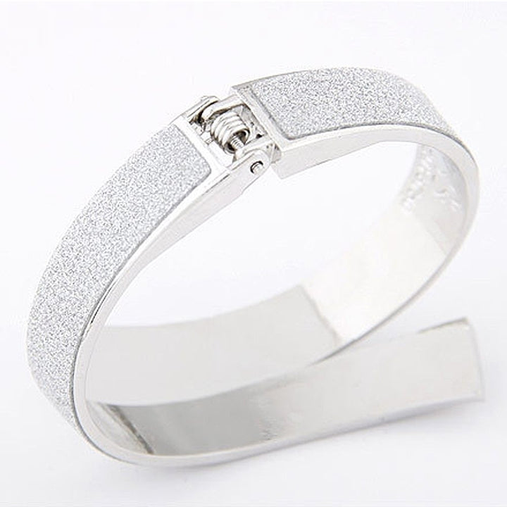 Fashion Womens Simple Elegant Glitter Open Cuff Bracelet Bangle Jewelry Gift Image 10