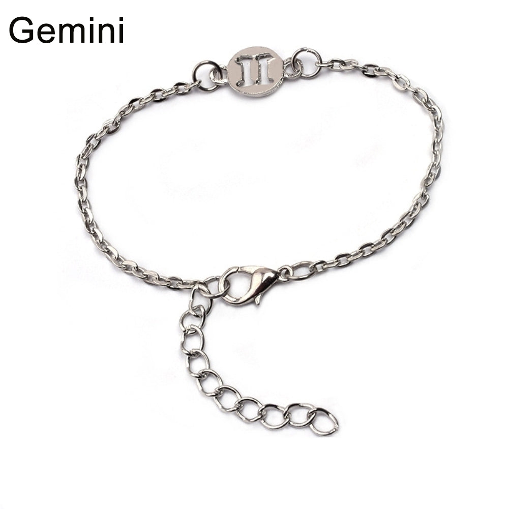 12 Constellations Bracelet Fashion Women Jewelry Cuff Zodiac Sign Special Bangle Image 4