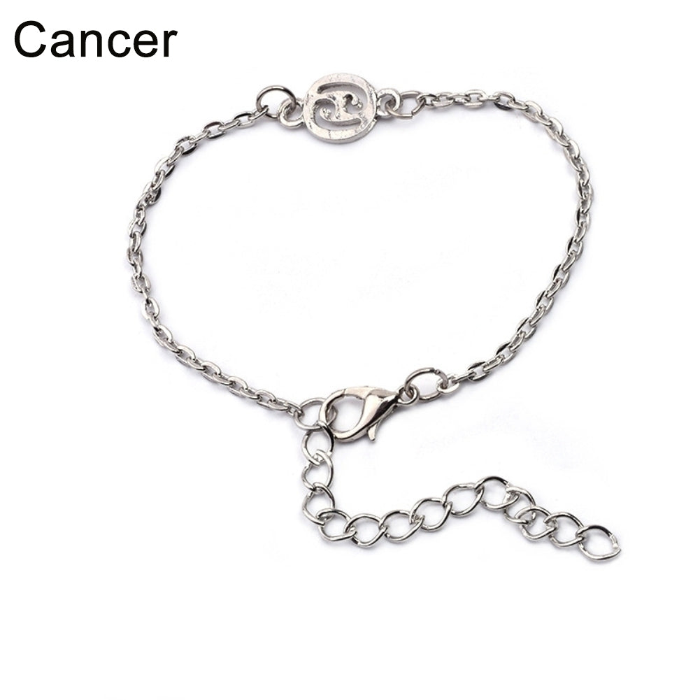 12 Constellations Bracelet Fashion Women Jewelry Cuff Zodiac Sign Special Bangle Image 6