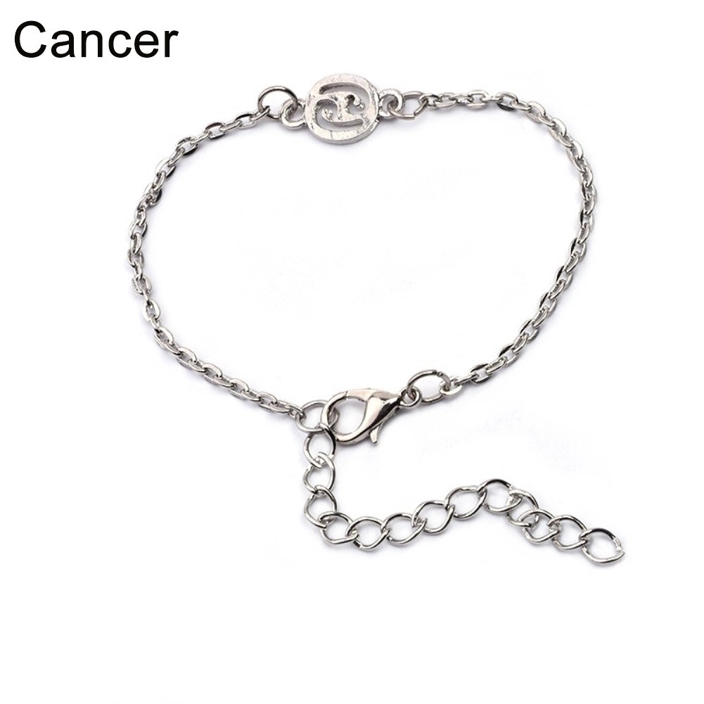 12 Constellations Bracelet Fashion Women Jewelry Cuff Zodiac Sign Special Bangle Image 1