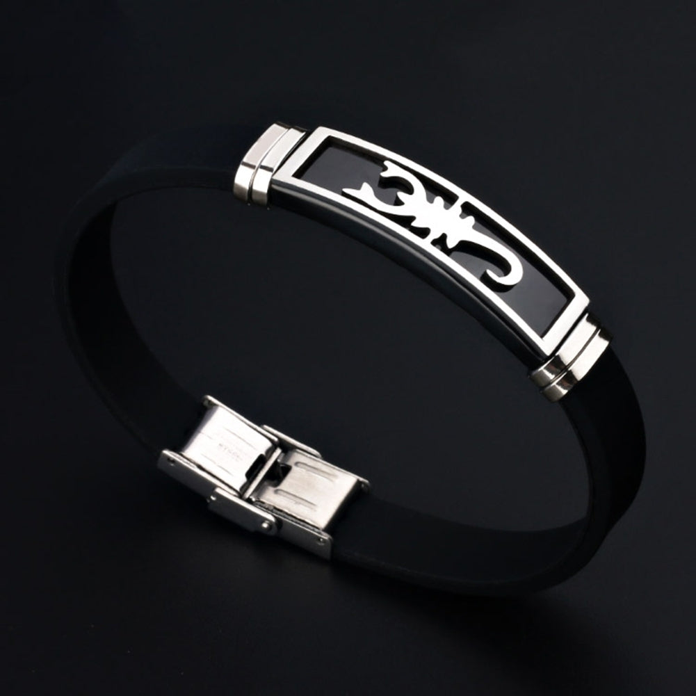 Men Women Scorpion Clasp Bracelet Bangle Night Club Jewelry Birthday Xmas Gift Image 2