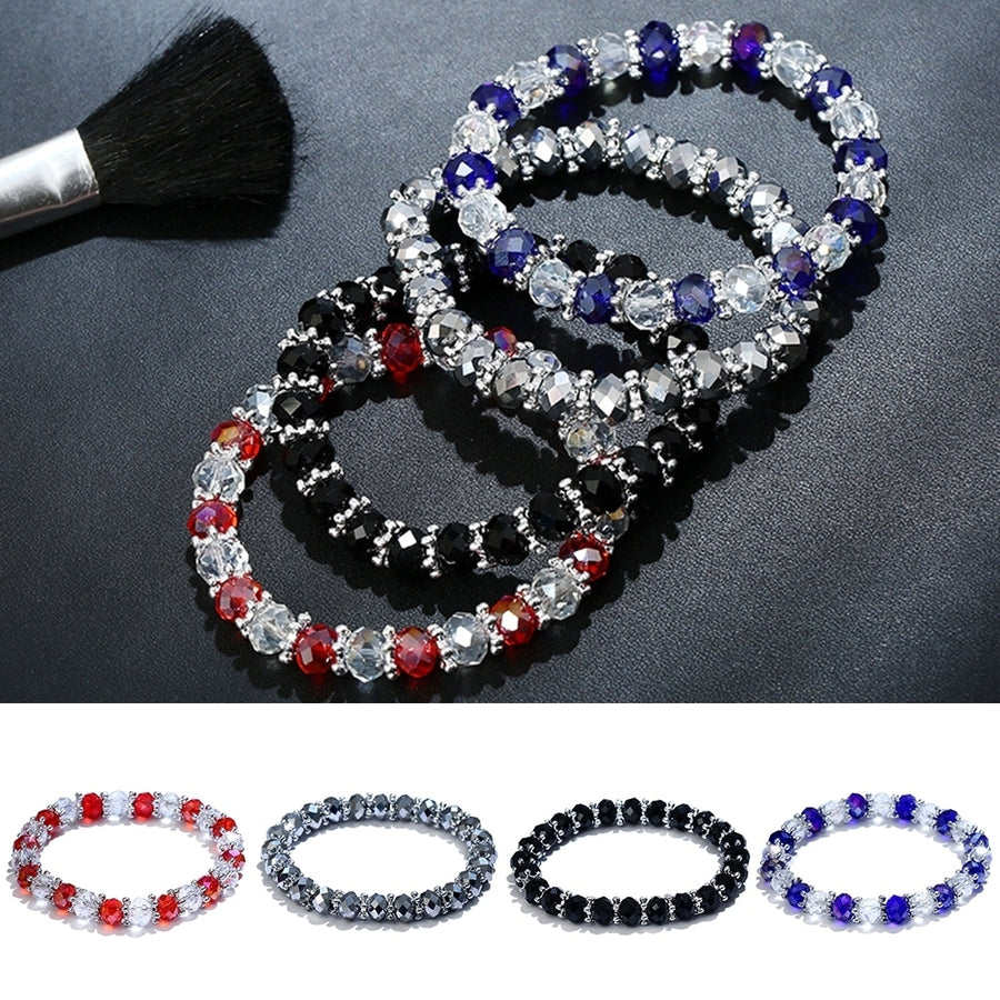 Elegant Bead Wristband Bracelet Bangle Women Jewelry Birthday Image 1