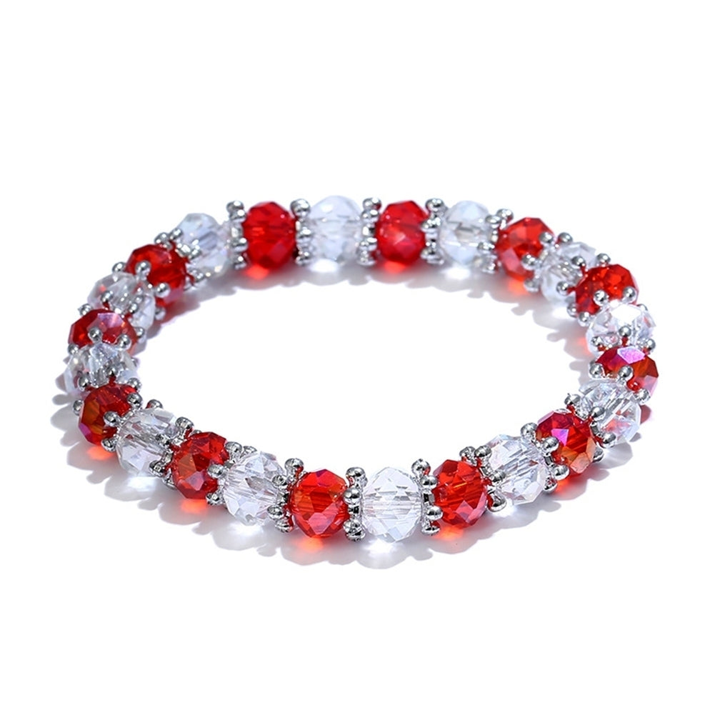 Elegant Bead Wristband Bracelet Bangle Women Jewelry Birthday Image 10