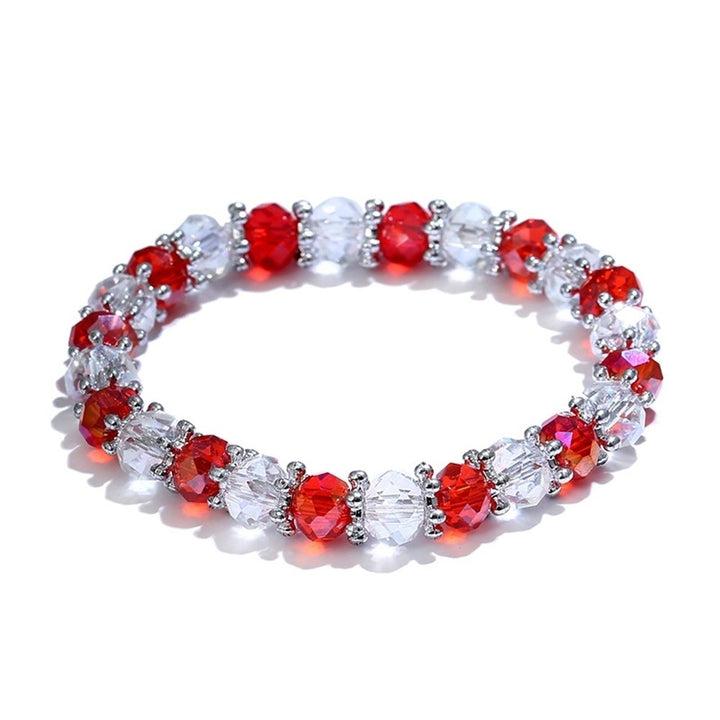 Elegant Bead Wristband Bracelet Bangle Women Jewelry Birthday Image 1