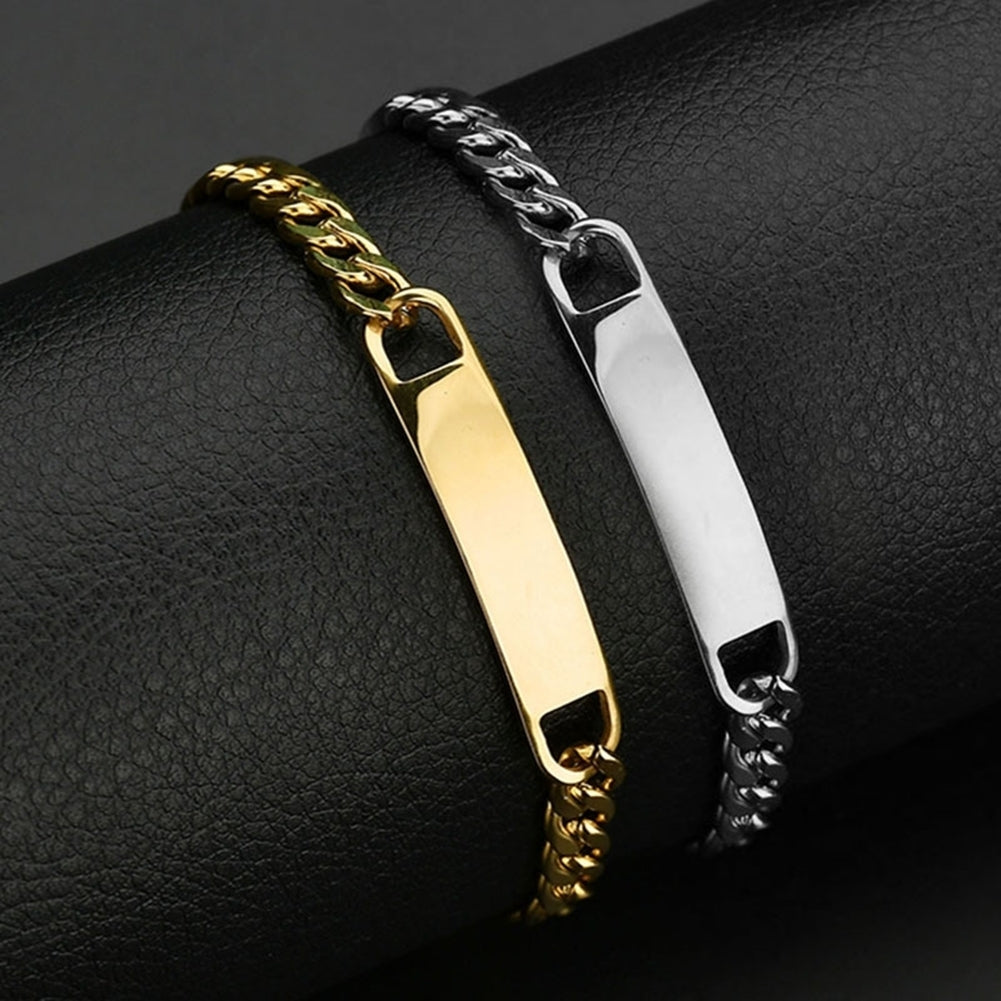 Men Chain Bracelet Stainless Steel Bangle Fashion Party Club Prom Pub Jewelry Image 1