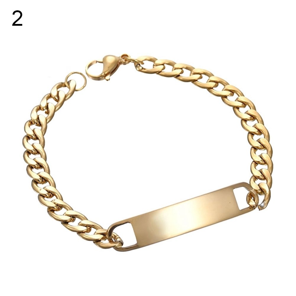 Men Chain Bracelet Stainless Steel Bangle Fashion Party Club Prom Pub Jewelry Image 4