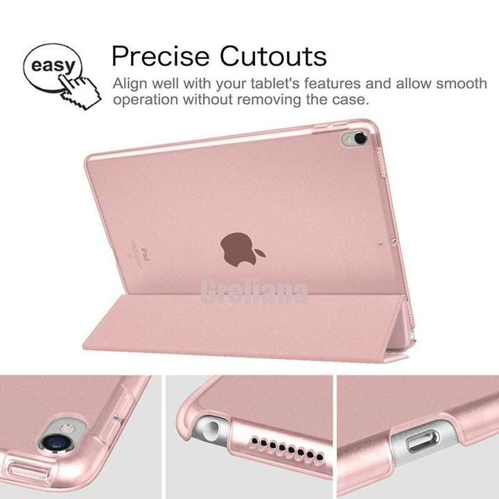 navor Compatible with iPad 10.2 2020 iPad 8th Gen 2019 7th Generation Lightweight Stand Hard Back Shell Protective Image 4