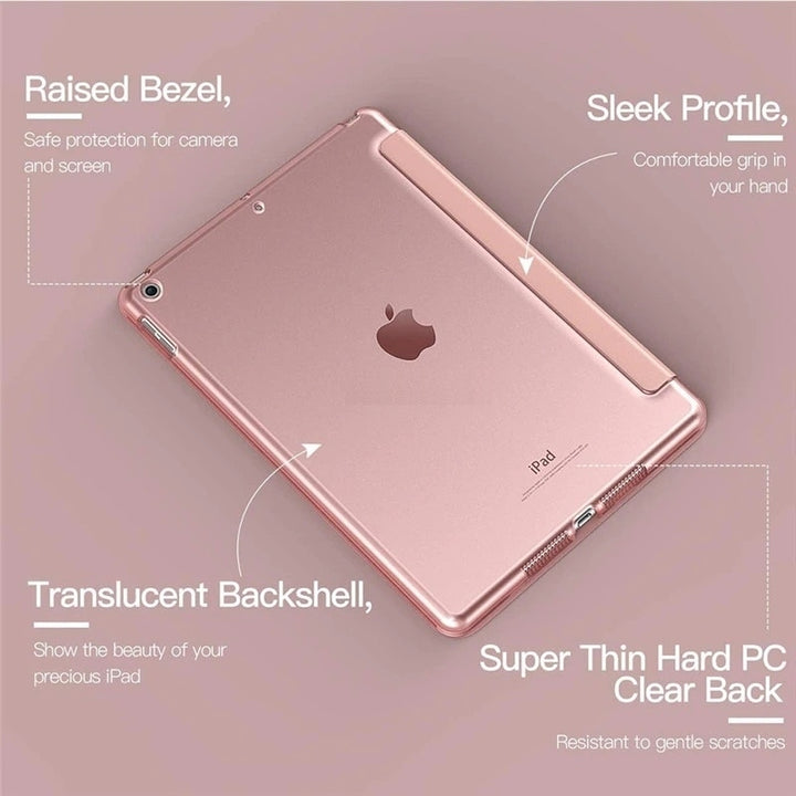 navor Compatible with iPad 10.2 2020 iPad 8th Gen 2019 7th Generation Lightweight Stand Hard Back Shell Protective Smart Image 6