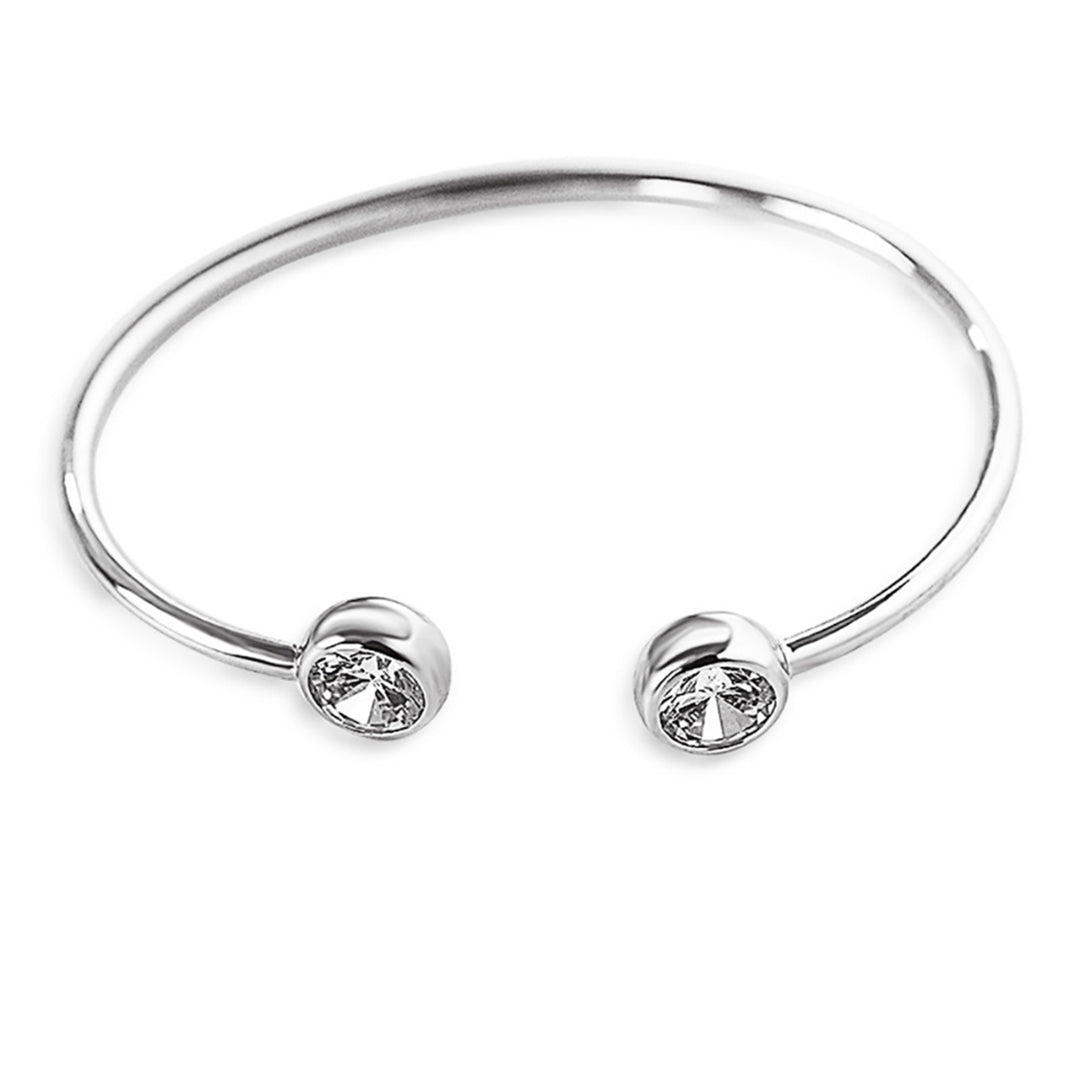 Cuff Bracelets Comfortable Round Handmade Stainless Bangle for Decoration Image 9