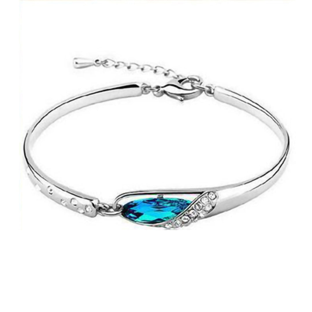 Bracelet Elegant Skin-friendly Rhinestone Fashion Bracelet Bangle for Dating Image 11