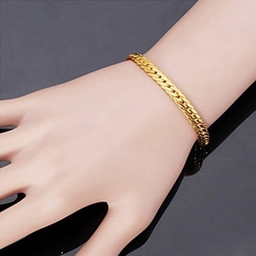 Womens Gold Plated Bracelets with Lobster Clasp Fashion Stylish Jewelry Charms Image 6