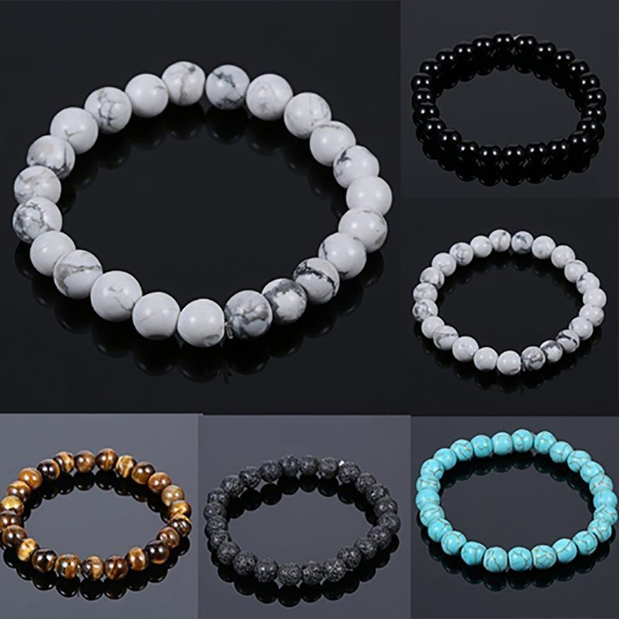 Natural Stone Beads Bracelets Fashion Jewelry Men Women Party Prom Gift Image 1