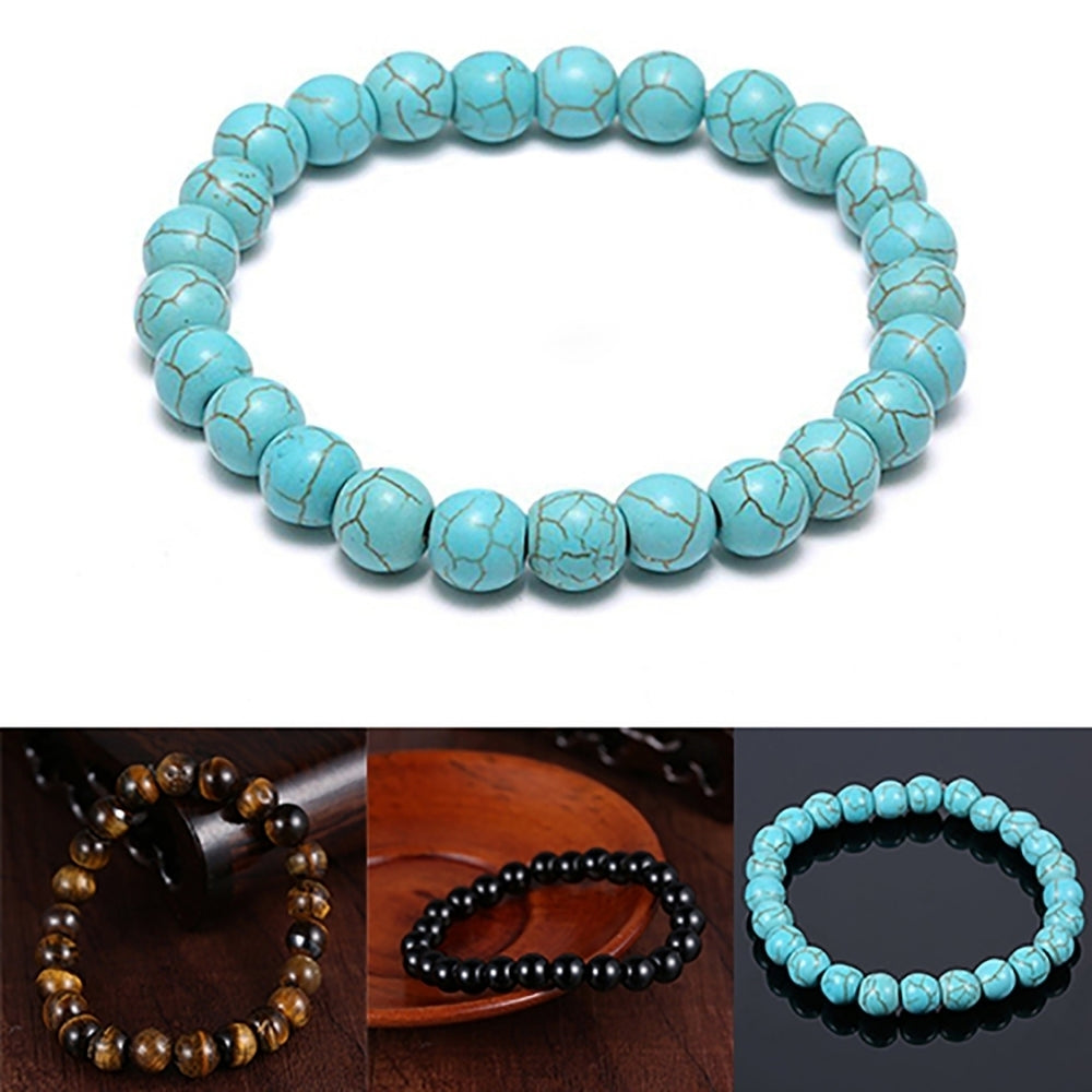 Natural Stone Beads Bracelets Fashion Jewelry Men Women Party Prom Gift Image 2