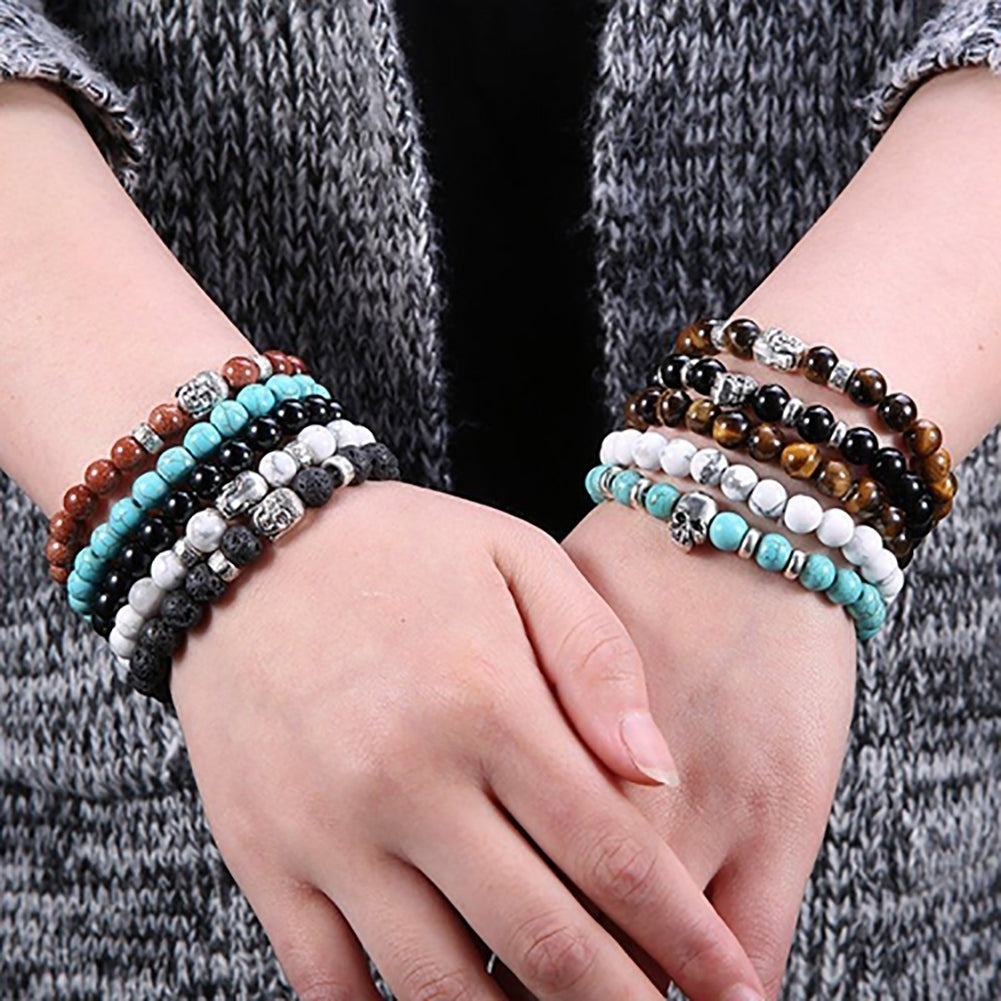 Natural Stone Beads Bracelets Fashion Jewelry Men Women Party Prom Gift Image 4