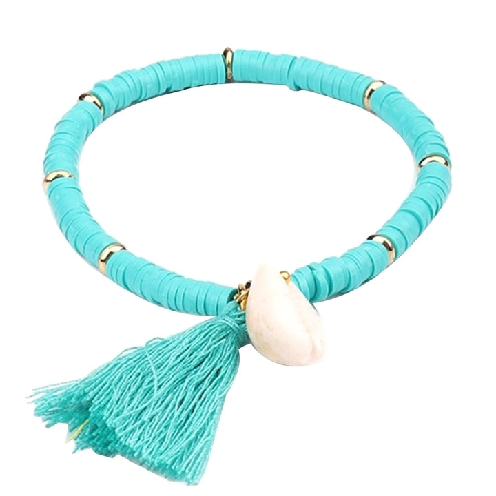 Friendship Bracelet Bohemian Rope Shell Charm Tassel Bangle Women Jewelry Gift Image 8