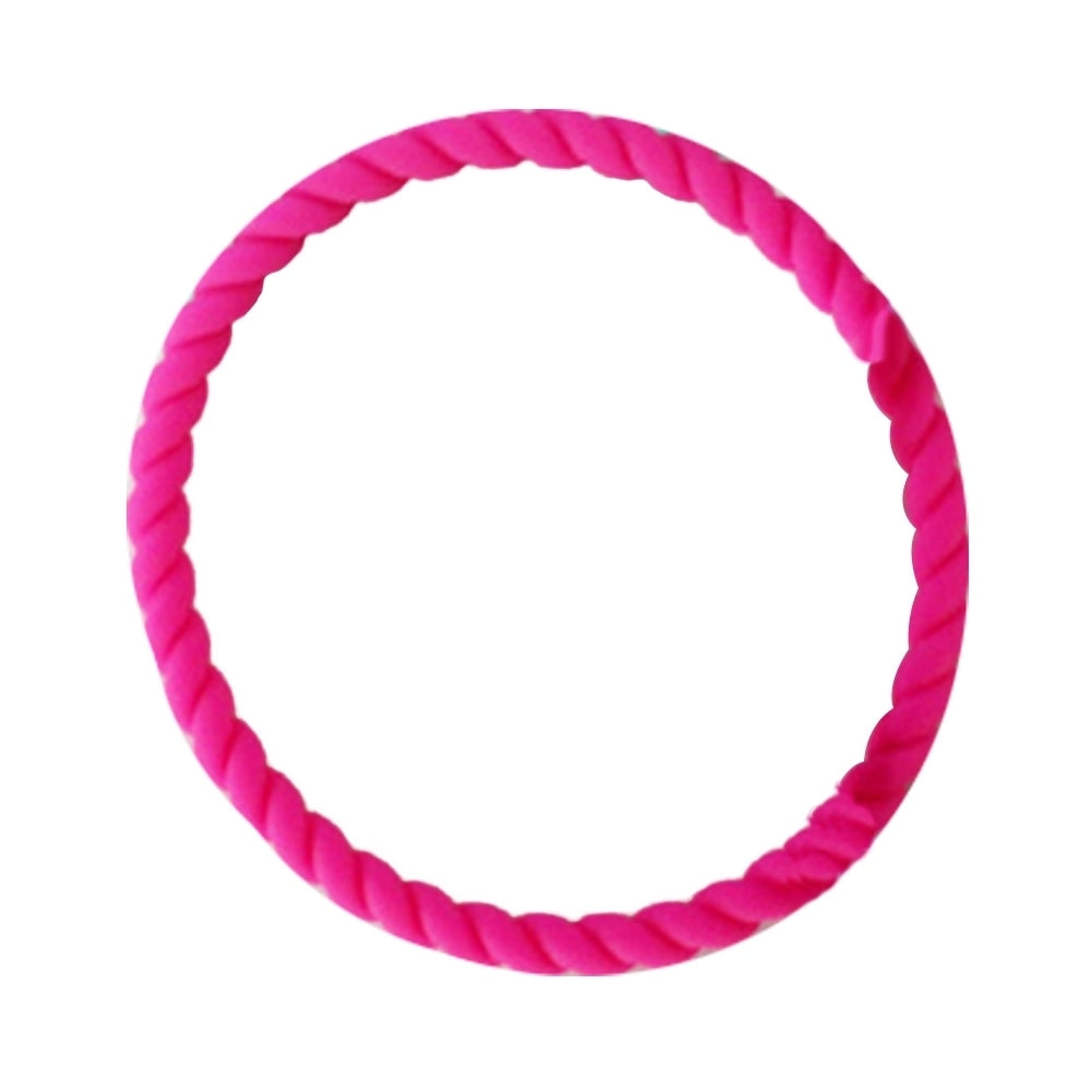 Female Silicone Twist Bracelet Fashion Sports Bangle Wristband Jewelry Gift Image 11