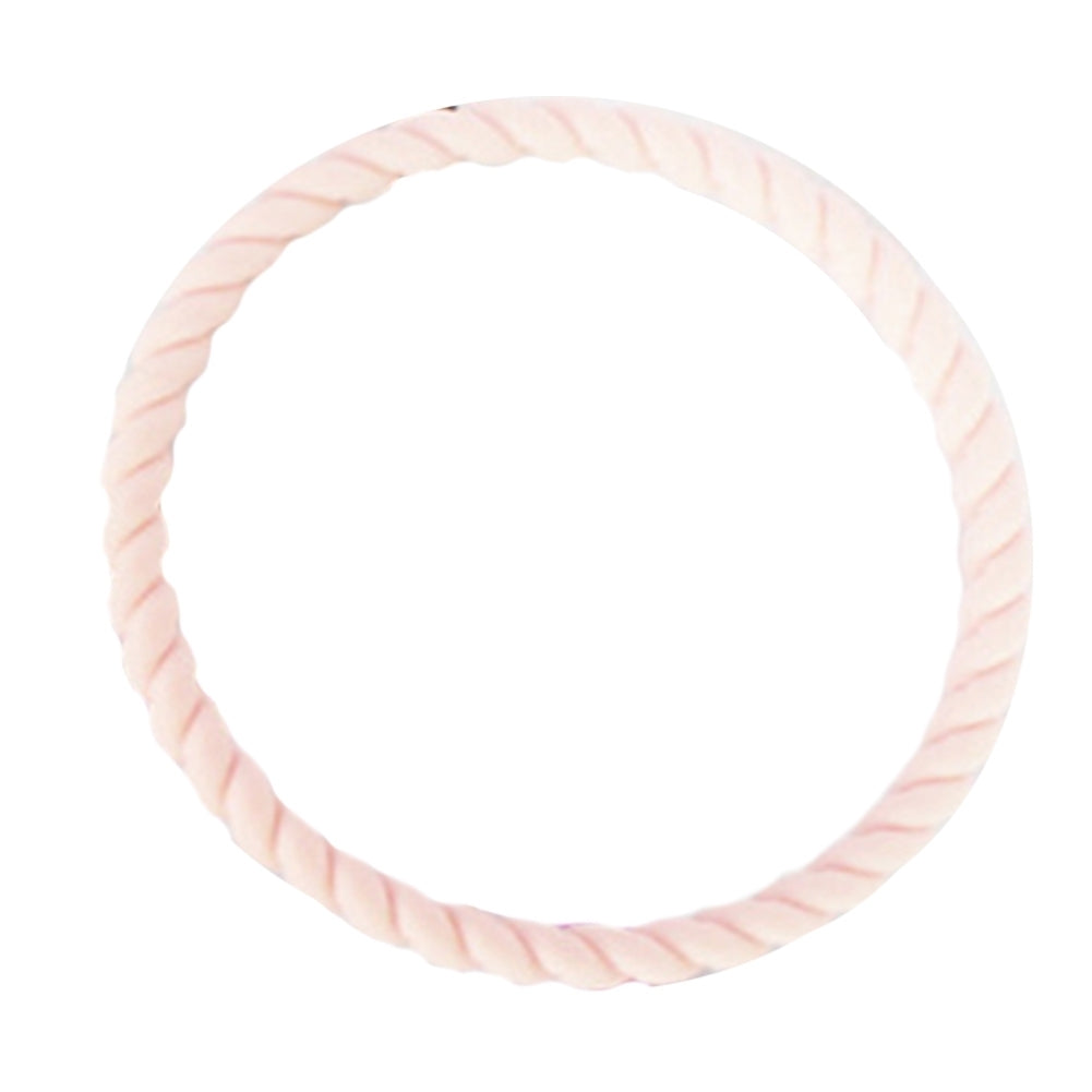 Female Silicone Twist Bracelet Fashion Sports Bangle Wristband Jewelry Gift Image 12