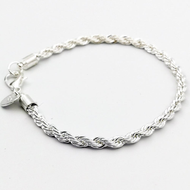 Women Fashion Wave Chain Twisted Round Charm Bracelet Bangle Party Jewelry Gift Image 6