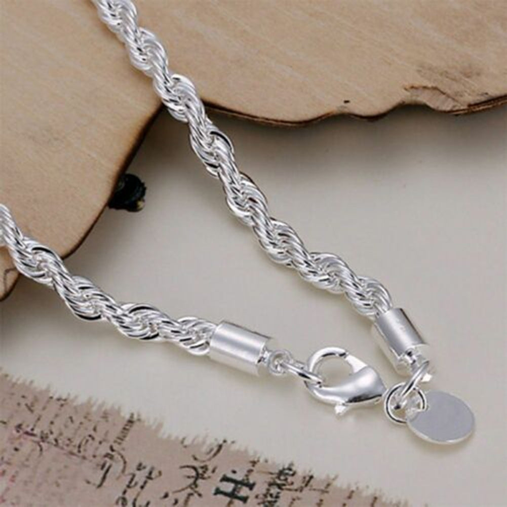 Women Fashion Wave Chain Twisted Round Charm Bracelet Bangle Party Jewelry Gift Image 9