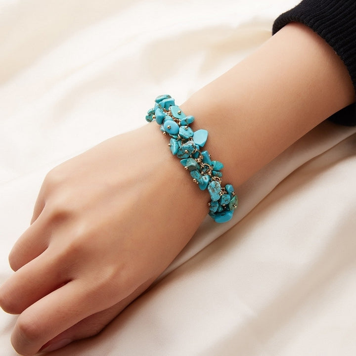 Fashion Stone Women Girl Bracelet Bangle Wrist Band Jewelry Party Holiday Gift Image 12