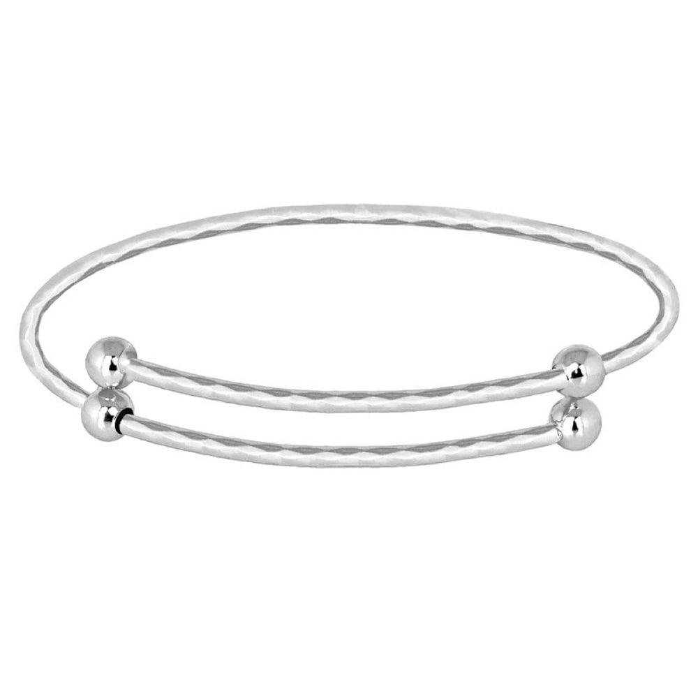 Women Classic Alloy Fashion Adjustable Bracelet DIY Open Bangle Jewelry Gift Image 2