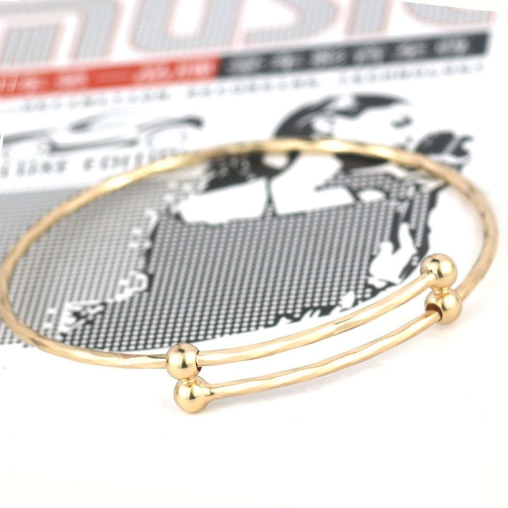 Women Classic Alloy Fashion Adjustable Bracelet DIY Open Bangle Jewelry Gift Image 10