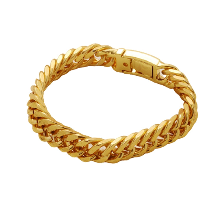 Fashion Simple Golden Chain Bracelet Bangle Jewelry Accessory Birthday Gift Image 4