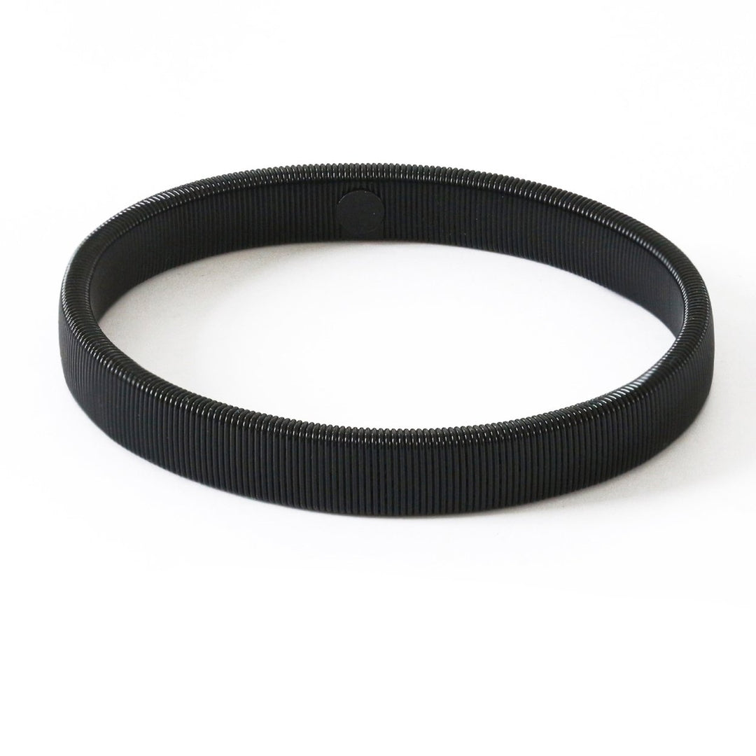 Men Elastic Metal Anti-Slip Arm Band Sleeve Holder Bracelets Stretch Bangle Image 1