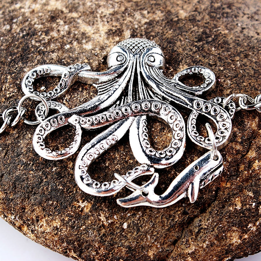 Cool Unisex Alloy Octopus Design Bracelet Jewelry Chain Wedding Accessories Image 1